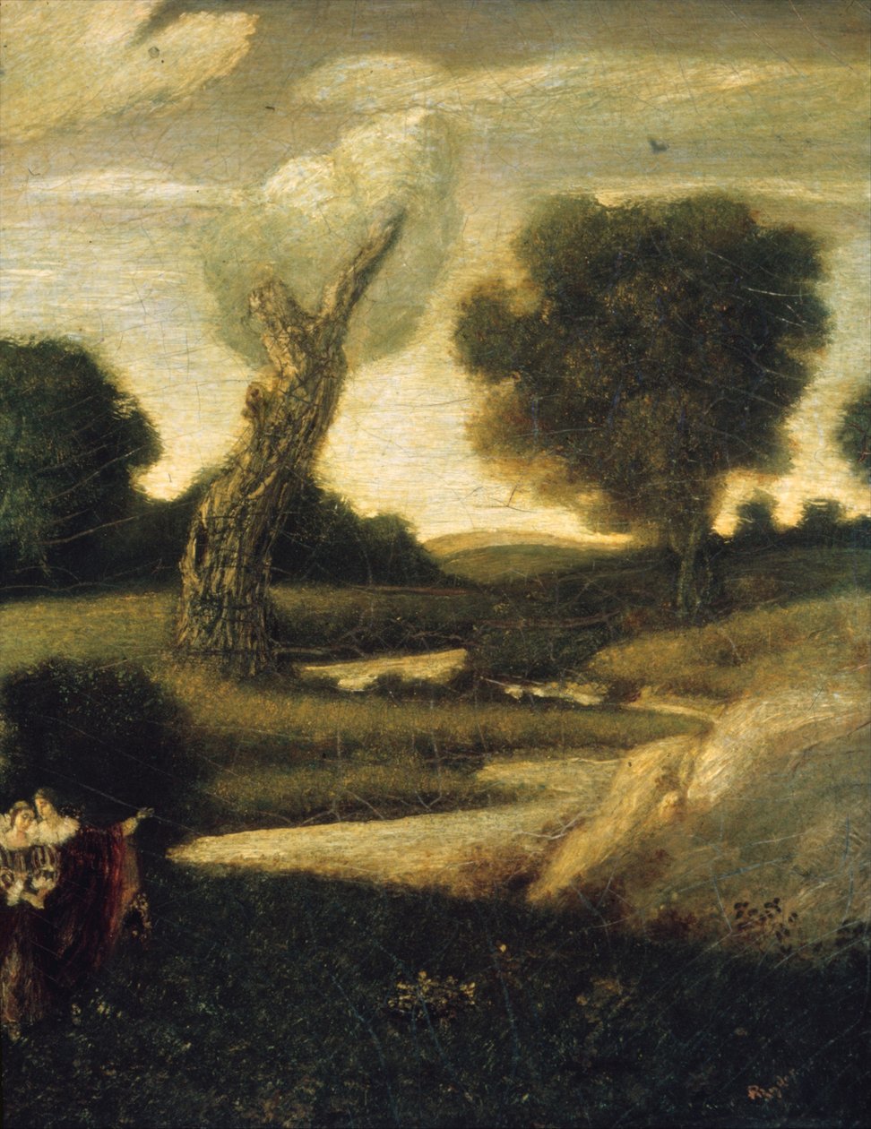 Ardenin metsä, 1888-97, uusittu 1908. tekijältä Albert Pinkham Ryder