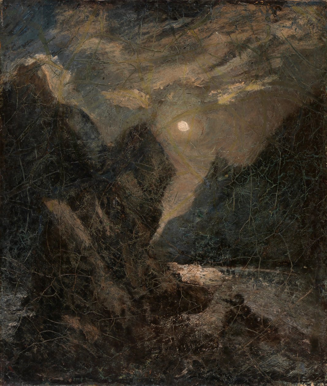 Lorelei, n. 1896-1917. tekijältä Albert Pinkham Ryder