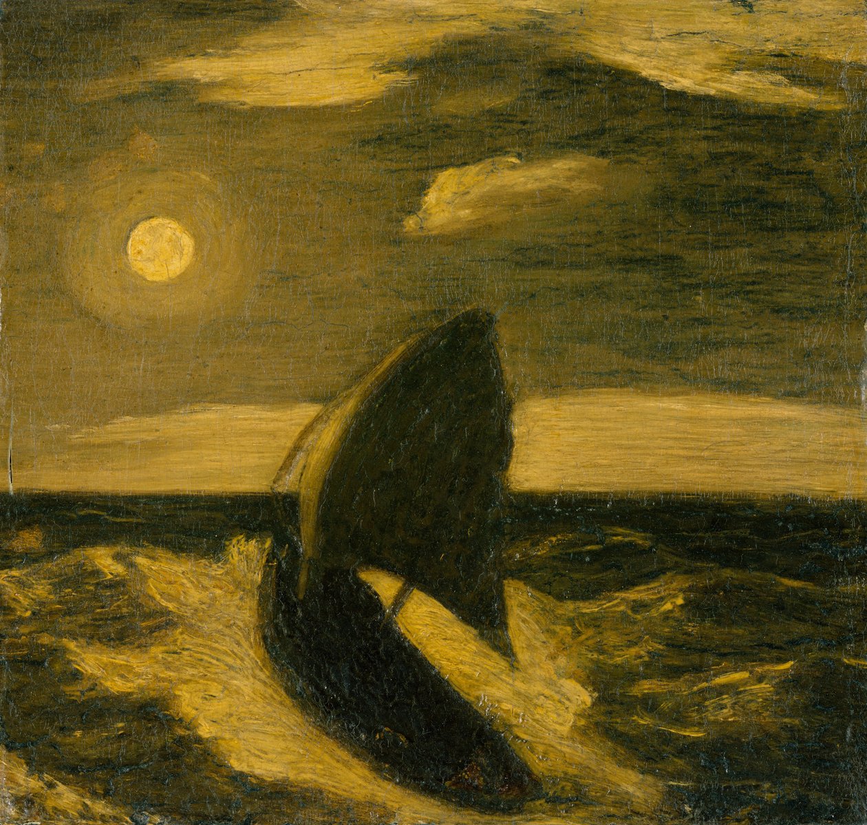 The Toilers of the Sea, n. 1880-85. tekijältä Albert Pinkham Ryder