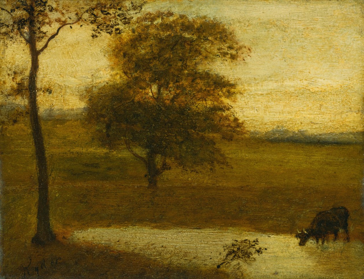 Kastelupaikka tekijältä Albert Pinkham Ryder