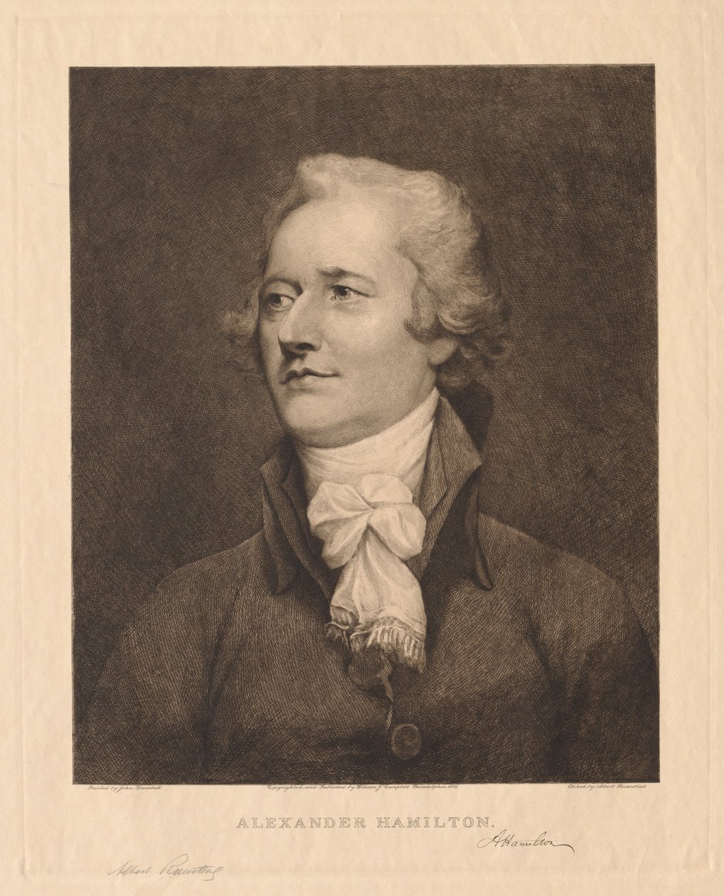 Alexander Hamilton, 1895. tekijältä Albert Rosenthal