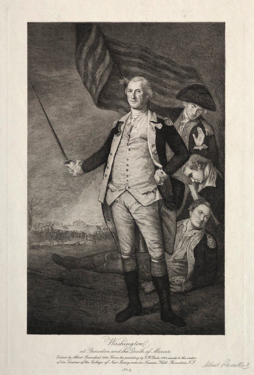 George Washington Princetonissa, 1898. tekijältä Albert Rosenthal