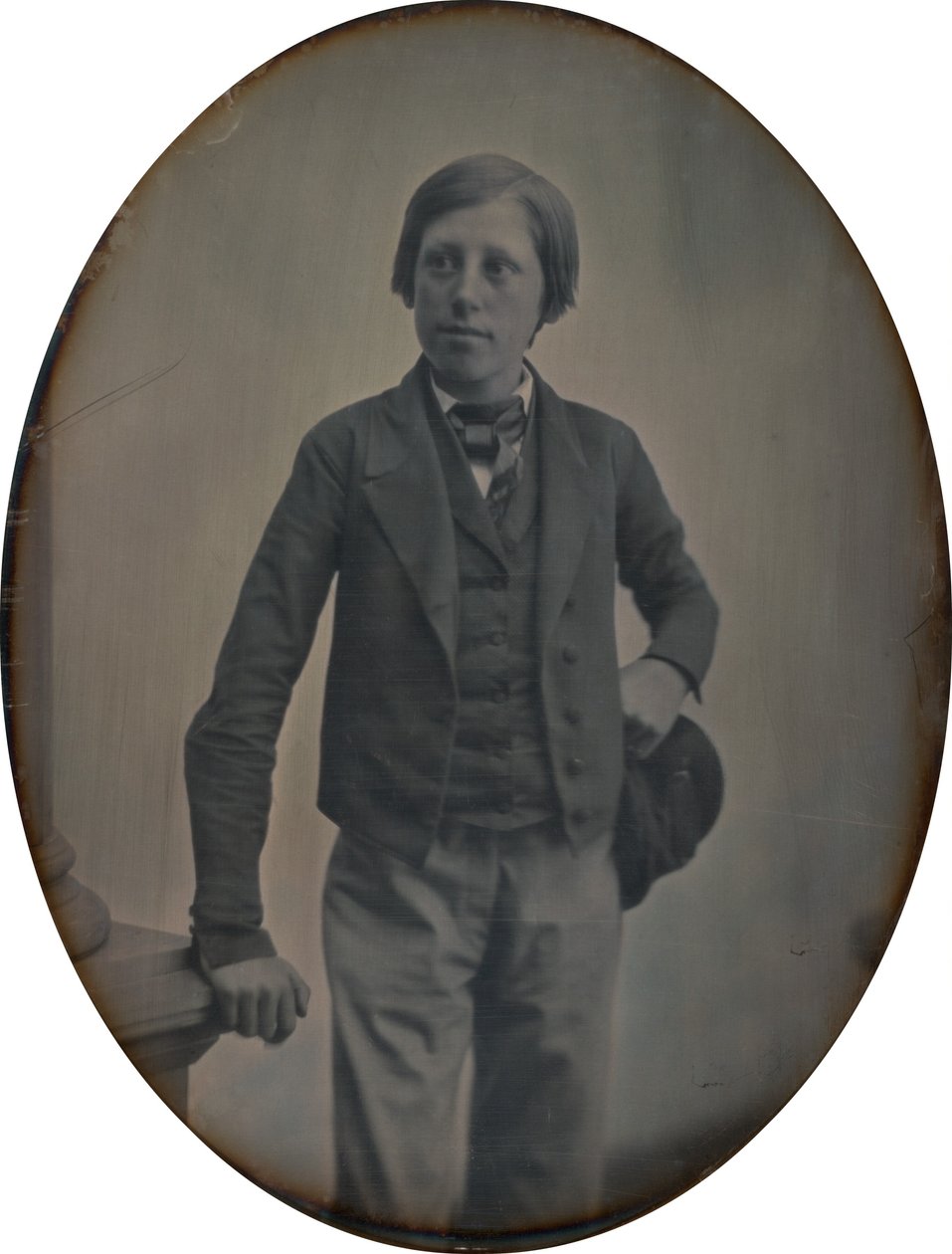 Pojan muotokuva, 1853-1855. Tekijät: Albert Sands Southworth, Josiah Johnson Hawes. tekijältä Albert Sands Southworth, Josiah Johnson Hawes