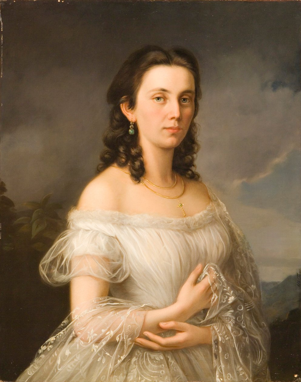 Albert Theer (1815-1902) - Liechtensteinin prinsessa Julia (1817-1895), o.s. kreivitär Potocki. tekijältä Albert Theer