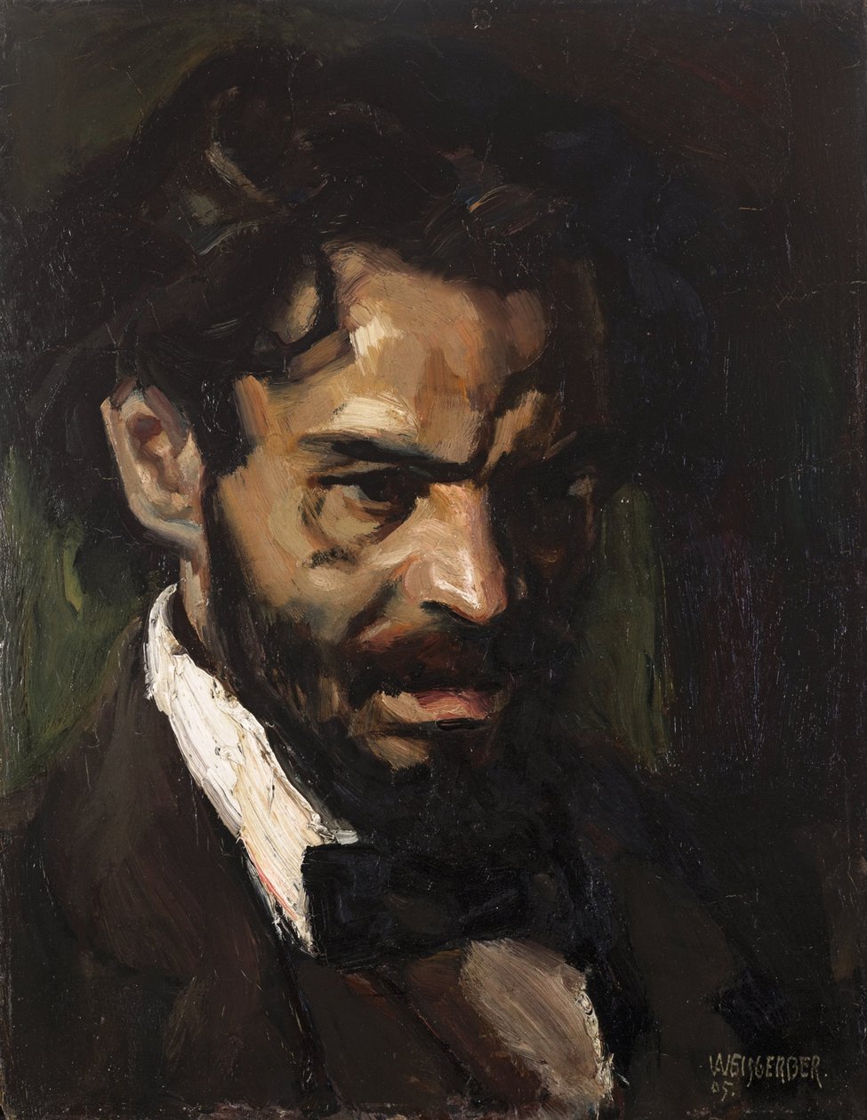 Runoilija Ludwig Scharf tekijältä Albert Weisgerber