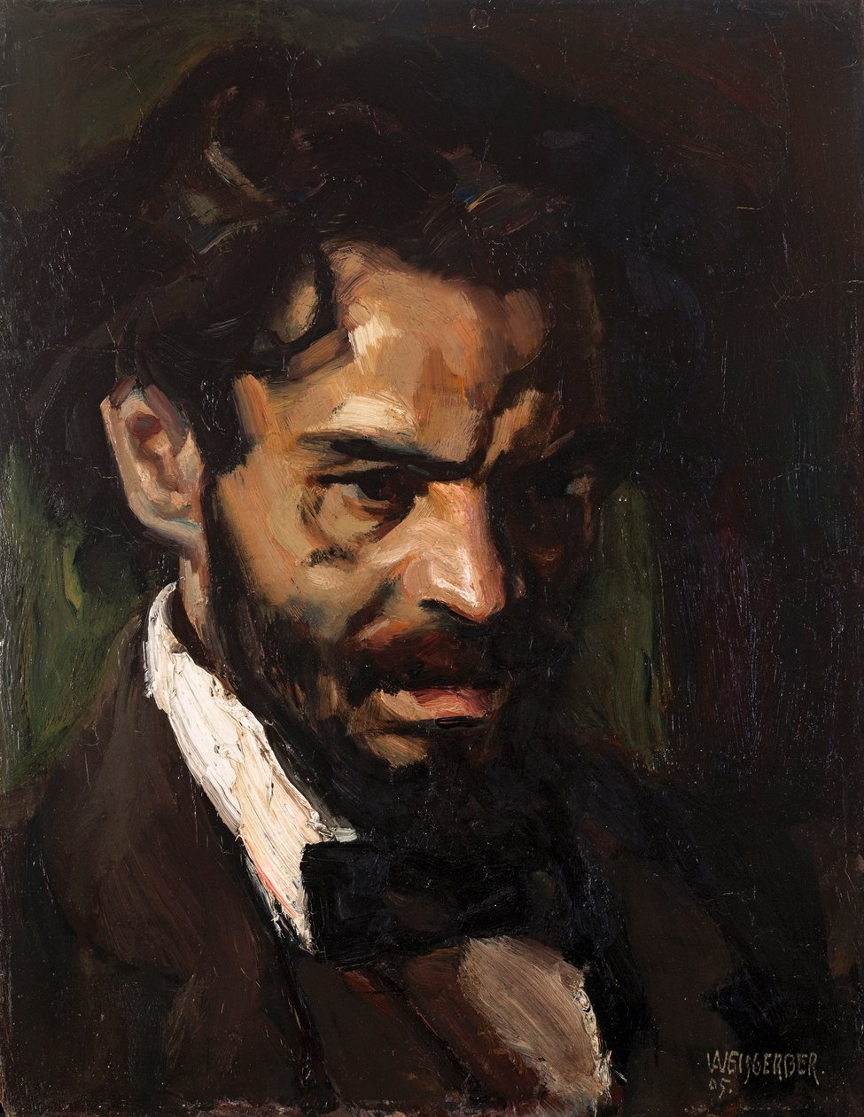 Runoilija Ludwig Scharf tekijältä Albert Weisgerber
