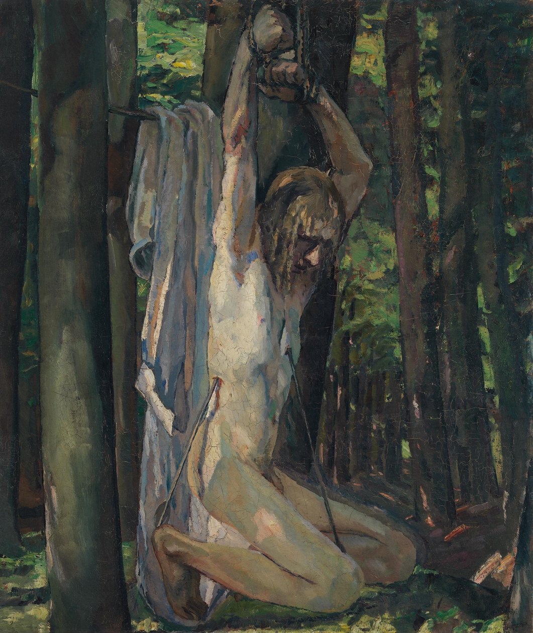 Pyhä Sebastian tekijältä Albert Weisgerber