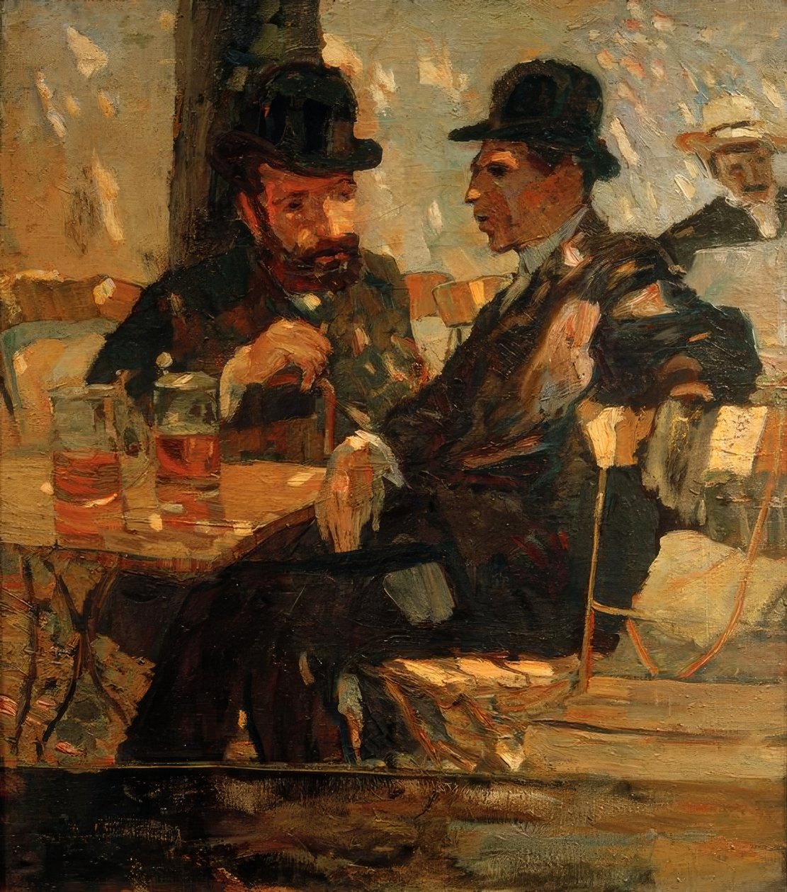 Olen Biergarten tekijältä Albert Weisgerber