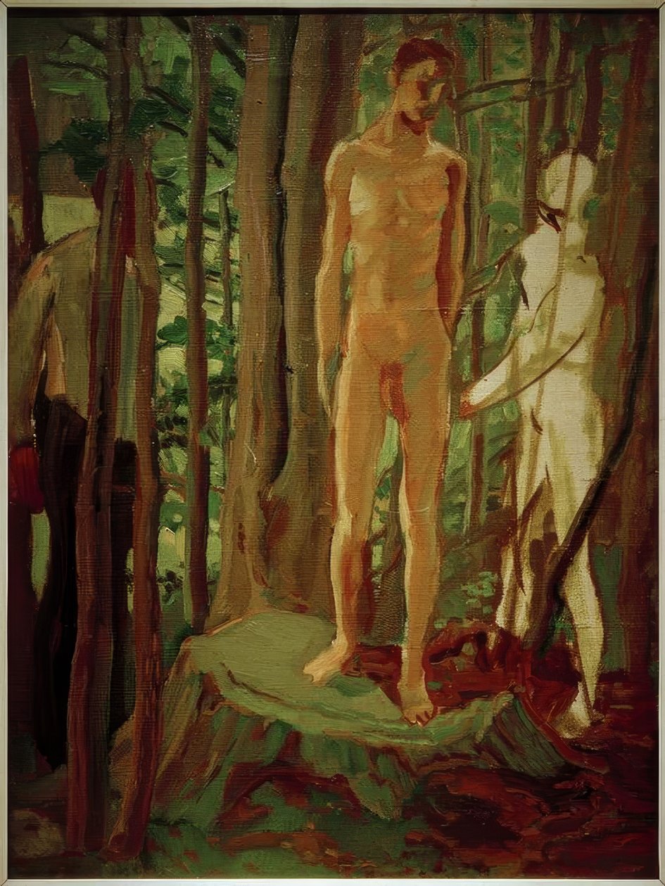 Sebastian kannolla tekijältä Albert Weisgerber