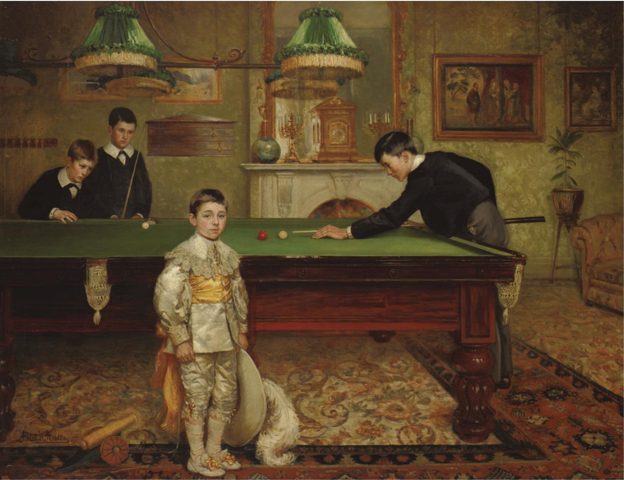 Biljardisali, 1902 tekijältä Albert William Holden