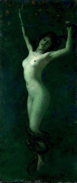 Sensuality (öljy kankaalle) tekijältä Albert von Keller