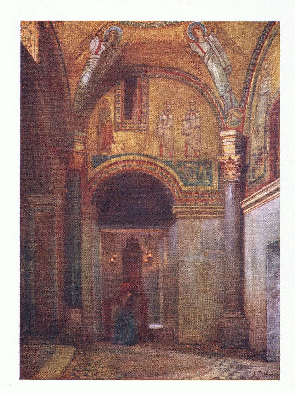 San Zenon kappeli S Prassedessa, Roomasta, julkaissut A & C Black Ltd, 1925. tekijältä Alberto Pisa