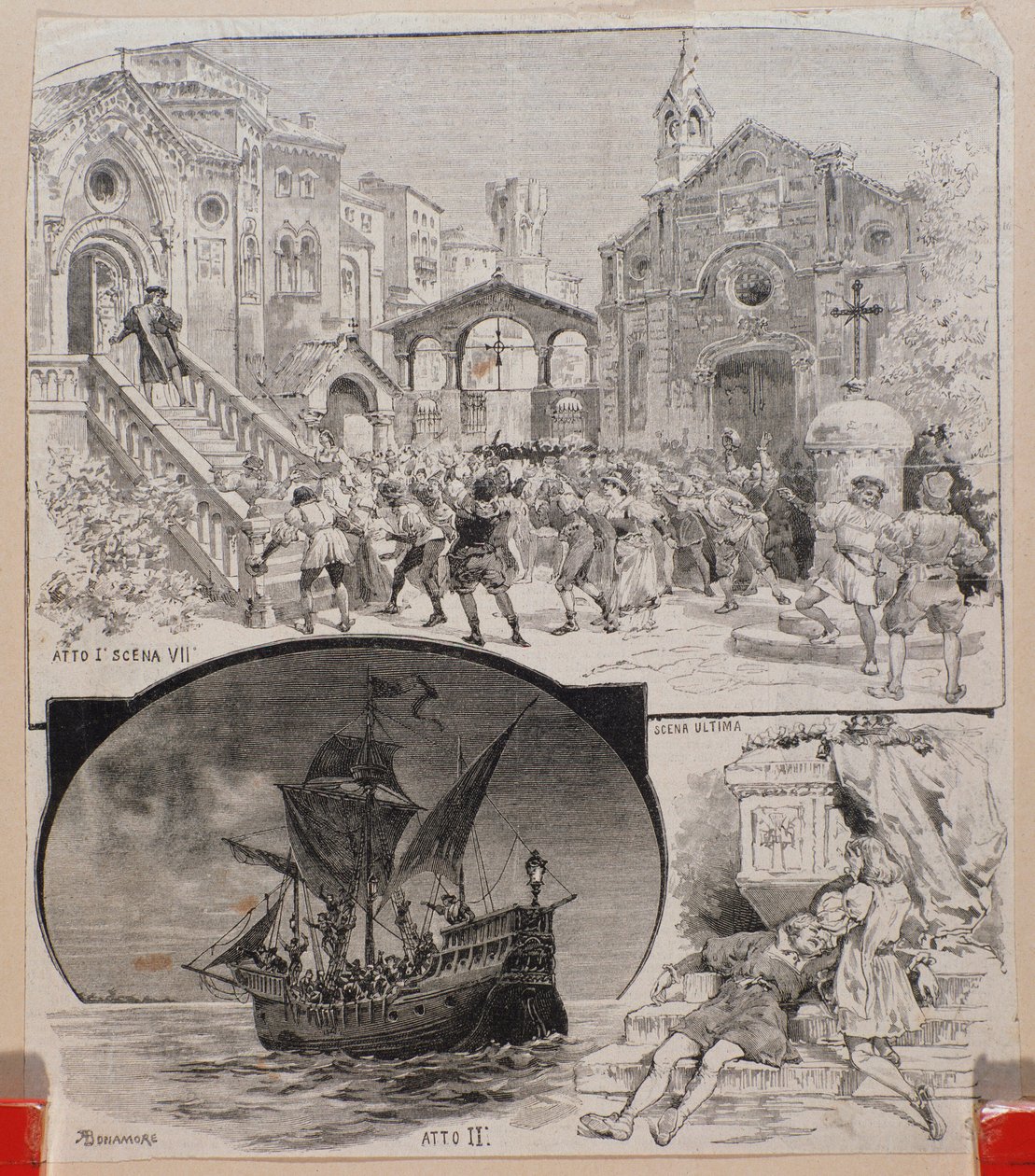 Kuvituksia Cristoforo Colombosta, Alberto Franchettin teos, noin 1892 tekijältä Alberto Franchetti