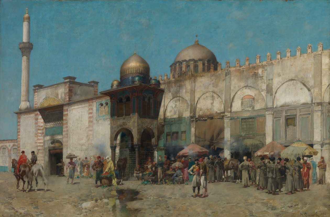 Moskeija, 1886. tekijältä Alberto Pasini