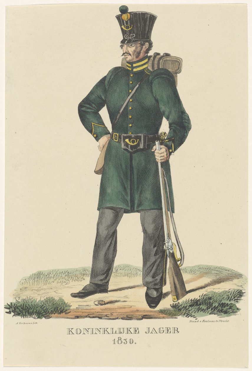 Royal Hunter, 1830 Royal Hunter 1830 (otsikko esineessä) tekijältä Albertus Verhoesen