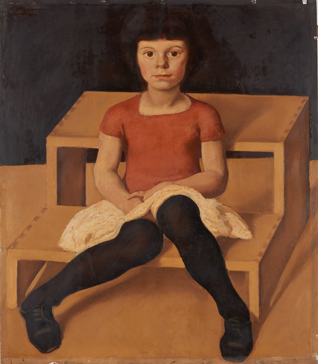 Ila, taiteilijan nuorempi tytär, 1920. tekijältä Albin Egger Lienz