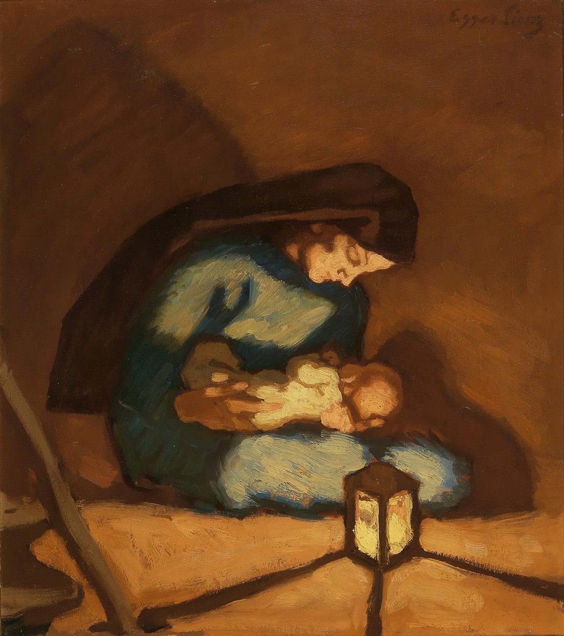 Madonna, c. 1922. tekijältä Albin Egger Lienz