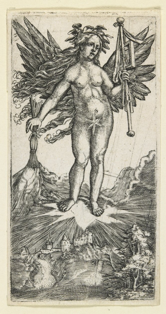 Allegorinen hahmo, n. 1515-1518 tekijältä Albrecht Altdorfer