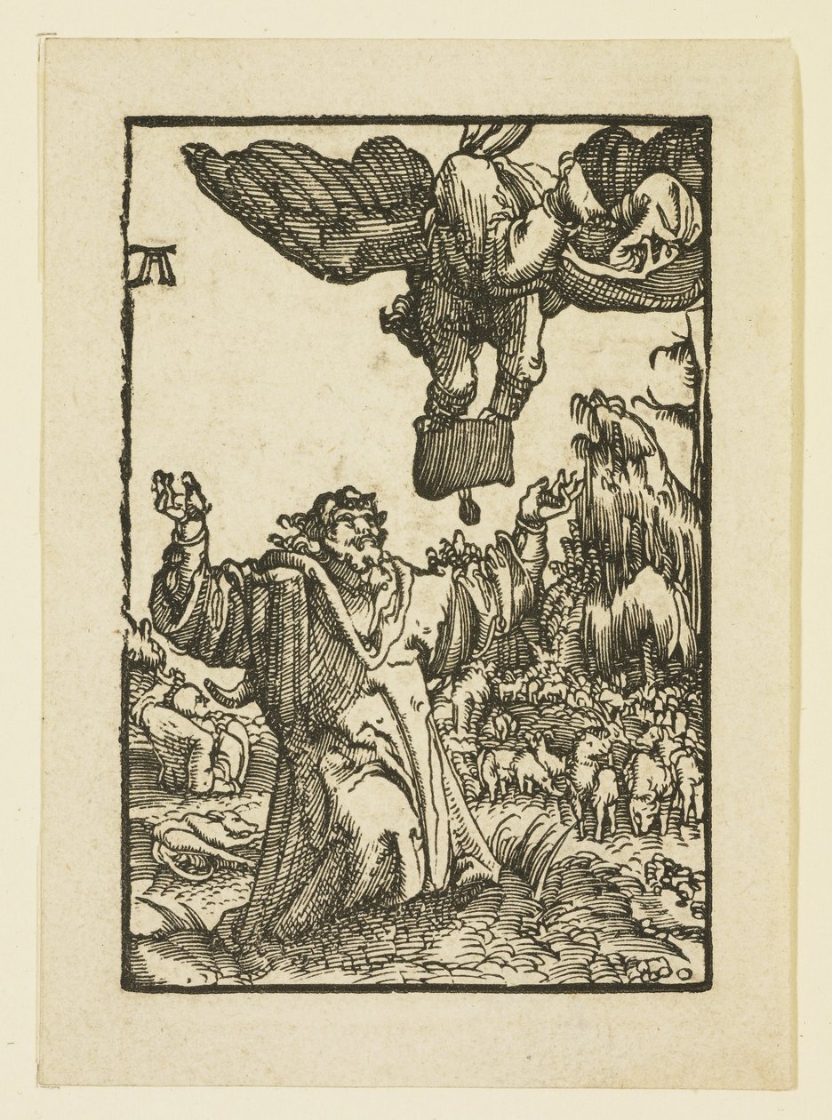 Enkeli ilmestyy Joakimille tekijältä Albrecht Altdorfer
