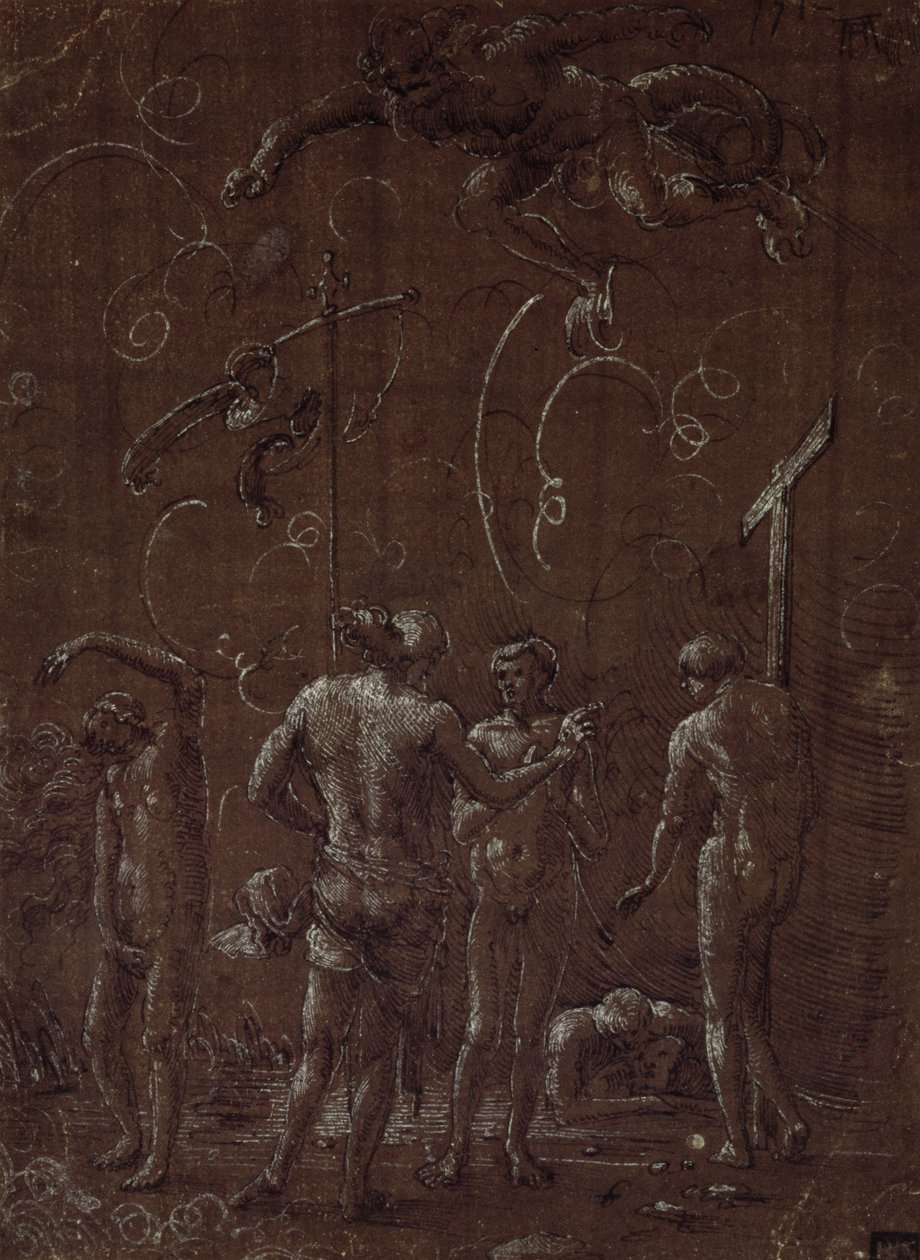 Kristus Limbossa, 1500-luku tekijältä Albrecht Altdorfer