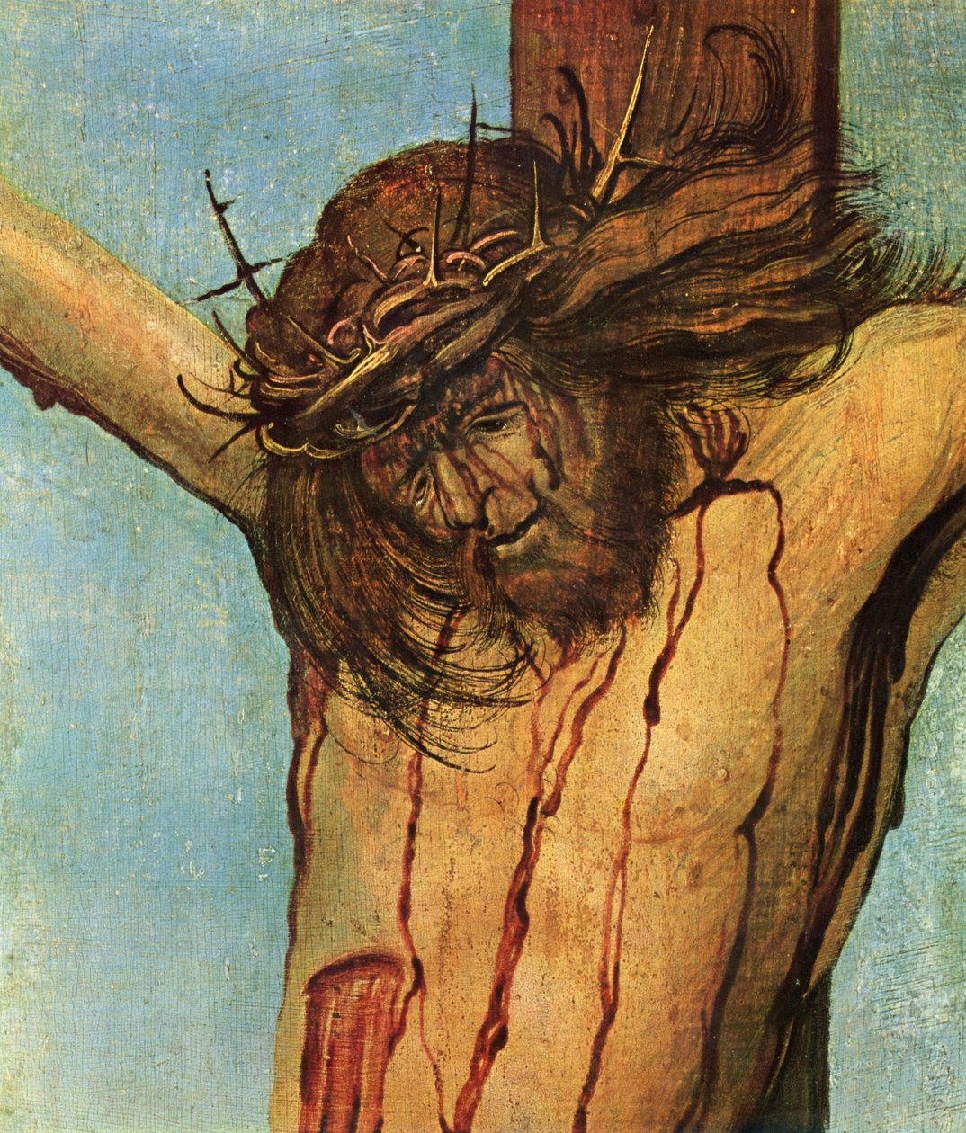 Kristus ristillä Marian ja Pyhän Johanneksen kanssa tekijältä Albrecht Altdorfer