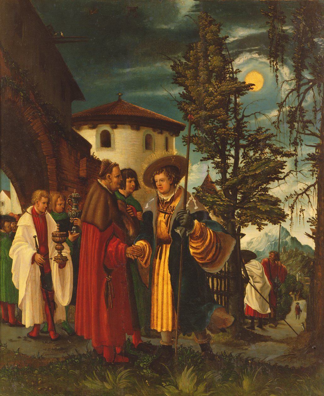 Pyhän Florianin lähtö, 1516-1818 tekijältä Albrecht Altdorfer
