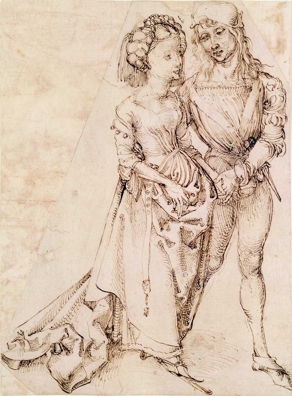 Nuori pari, 1484-94 tekijältä Albrecht Dürer
