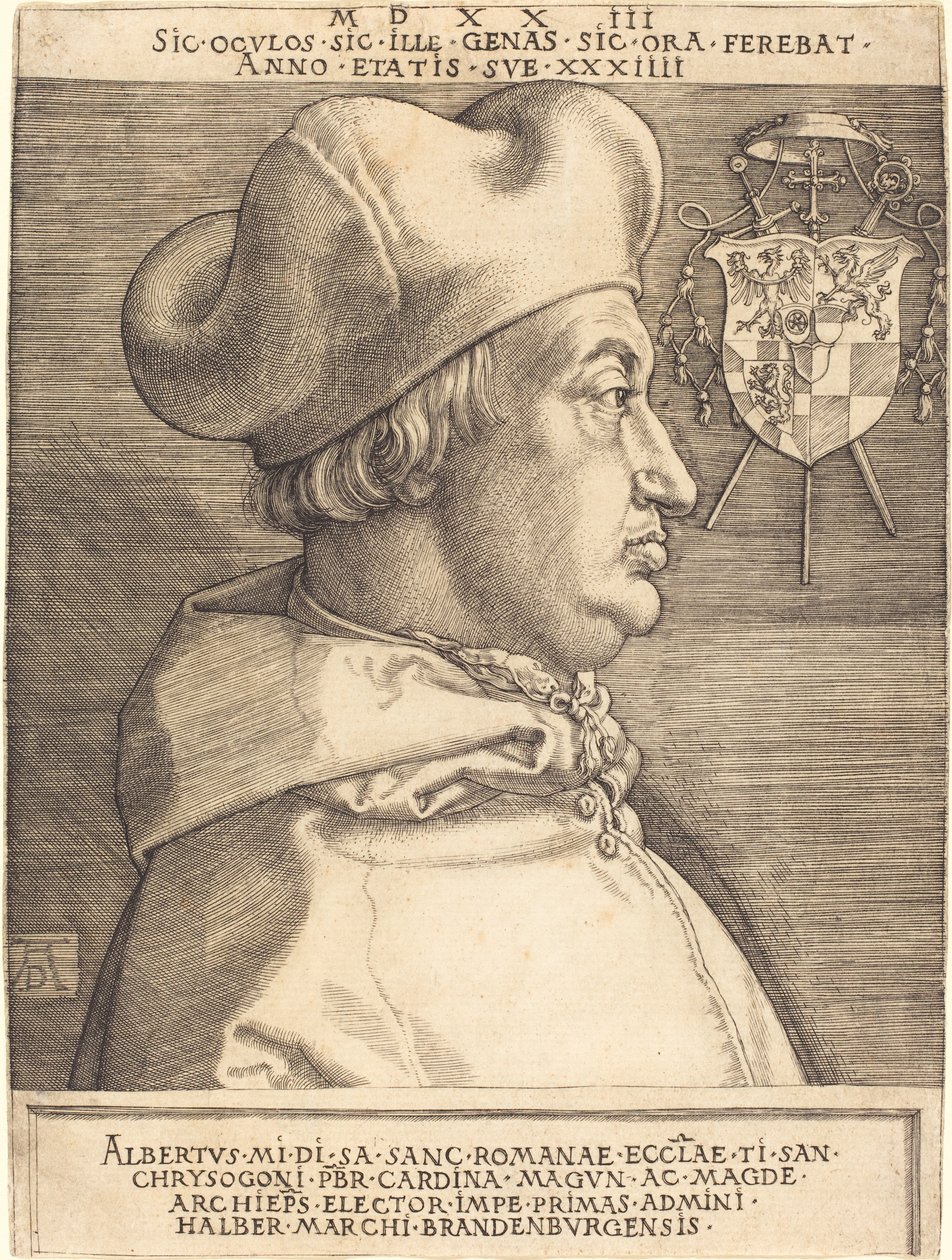Kardinaali Albrecht Brandenburgista tekijältä Albrecht Dürer