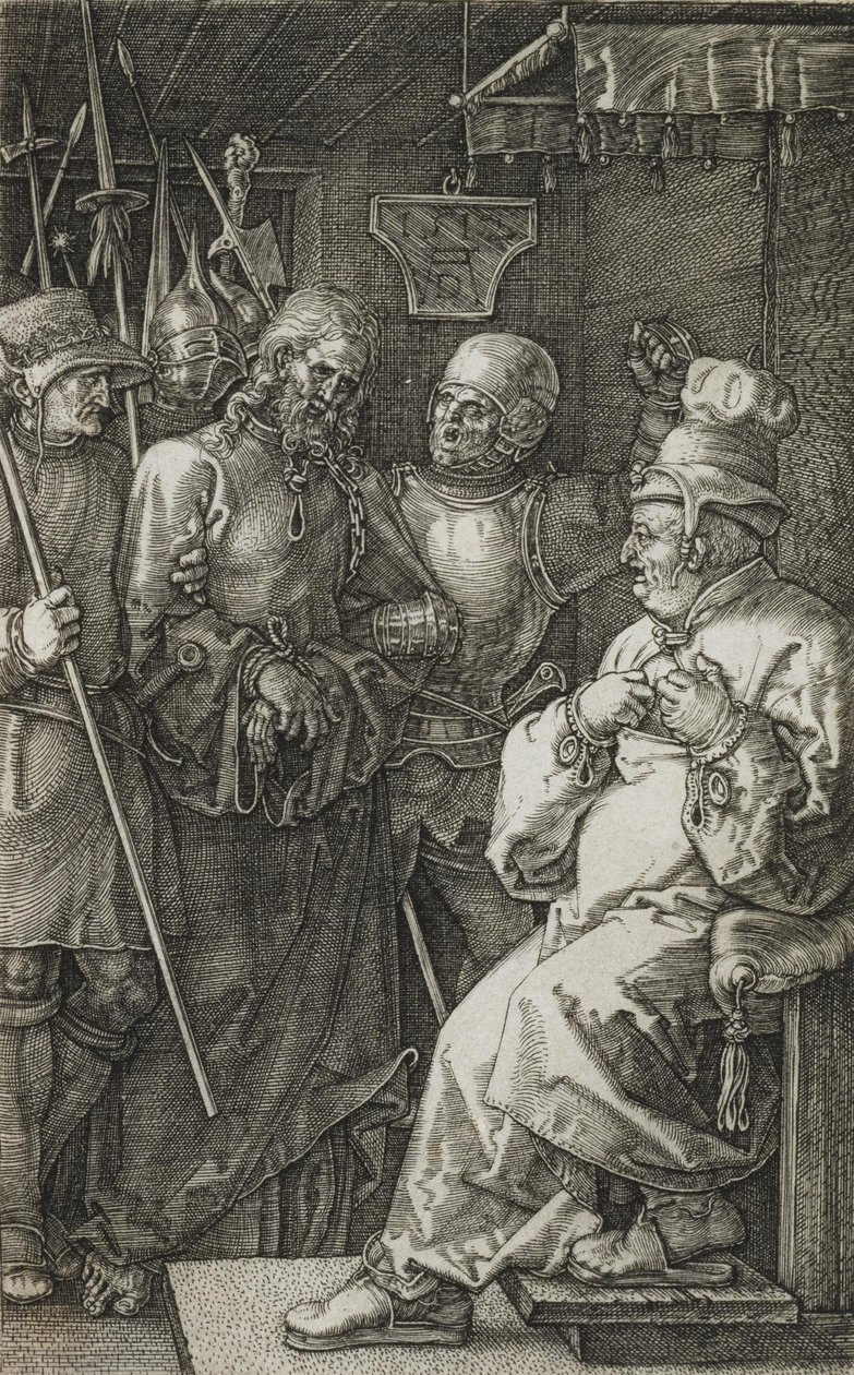 Kristus Kaifaan edessä tekijältä Albrecht Dürer