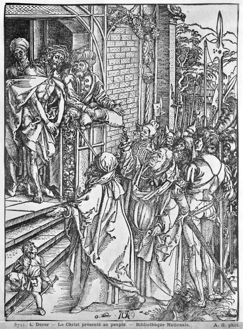 Iniharap ni Kristo sa mga tao finn tekijältä Albrecht Dürer