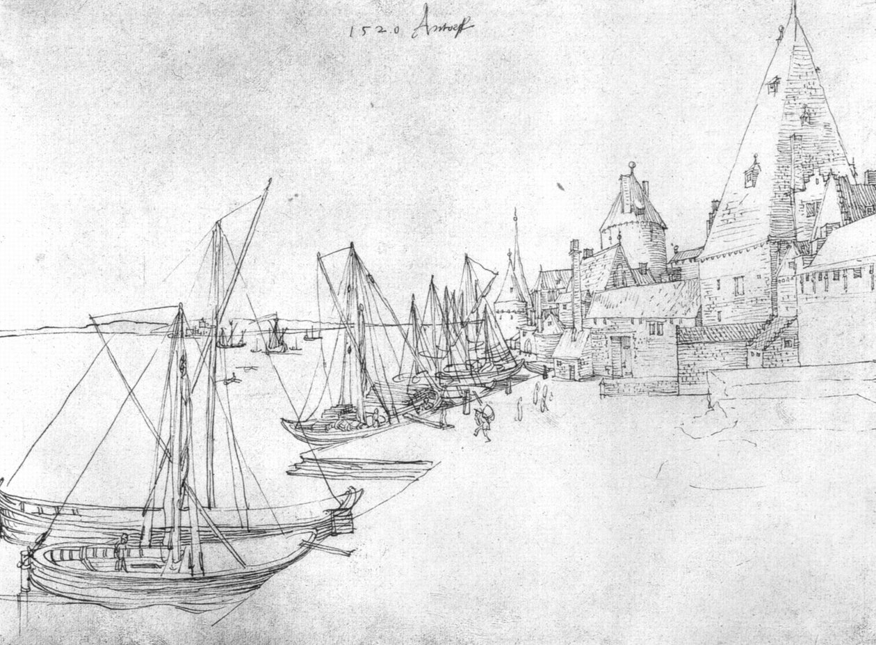 Der Hafen von Antwerpen tekijältä Albrecht Dürer