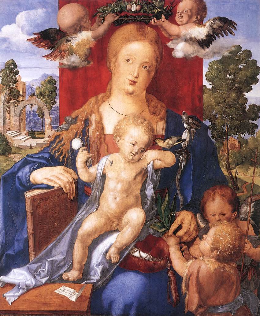 Madonna Siskin kanssa tekijältä Albrecht Dürer