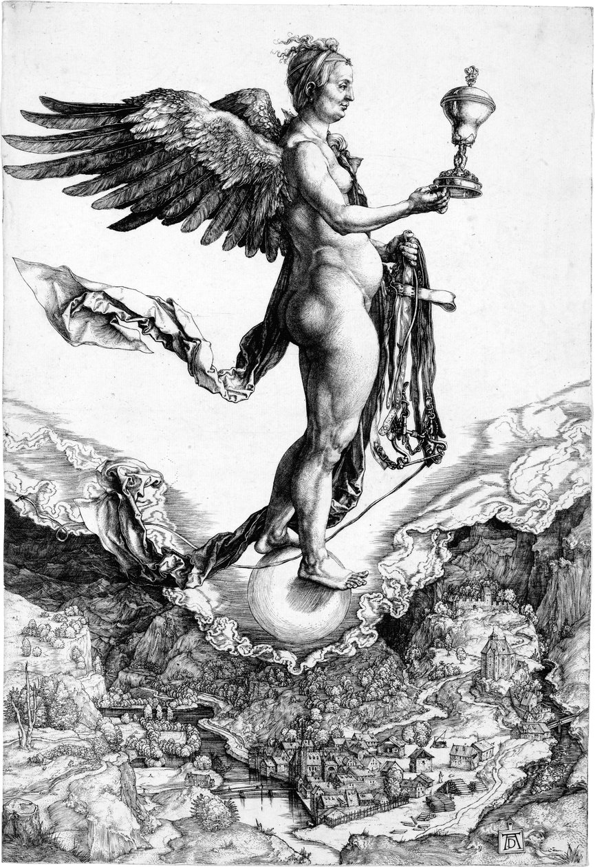 Nemesis vai onni tekijältä Albrecht Dürer