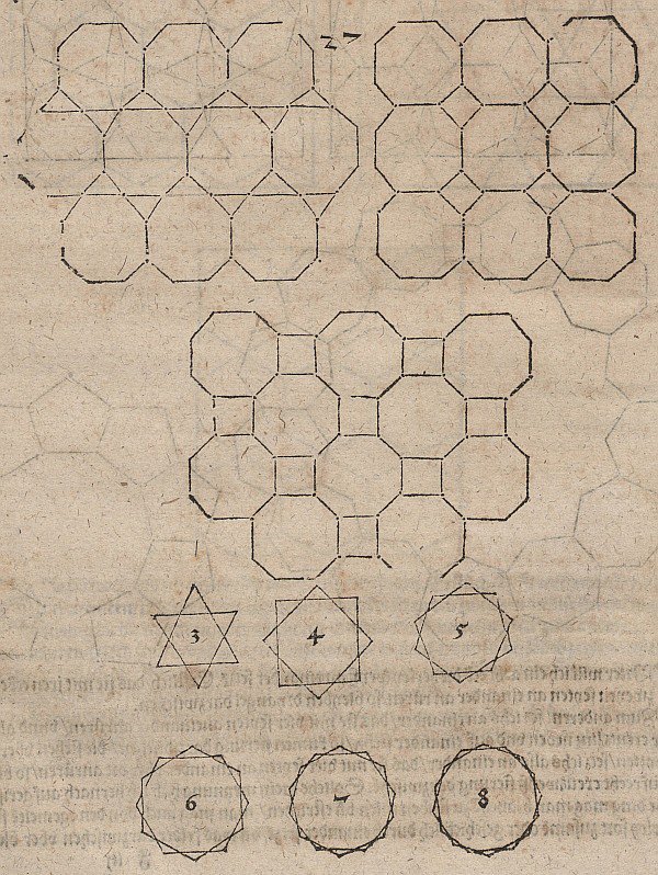 Parkettierungen mit Quadraten, Achtecken und Sternen tekijältä Albrecht Dürer