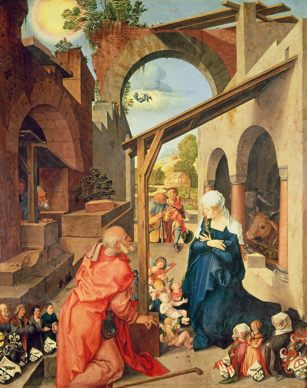 Paumgartner-alttaritaulu (keskipaneeli), n. 1500 (tempera paneelissa) (katso myös 495745) tekijältä Albrecht Dürer
