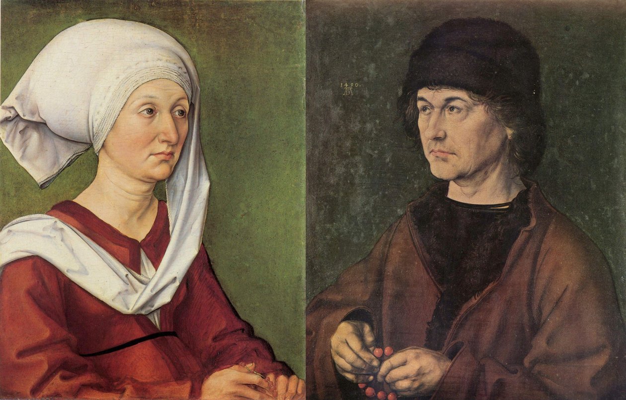Dürerin vanhempien muotokuva tekijältä Albrecht Dürer