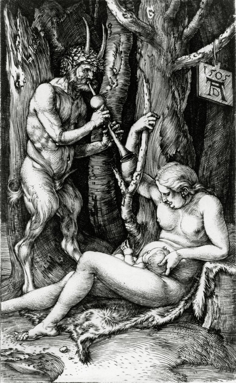 Satyr Family, 1505 tekijältä Albrecht Dürer