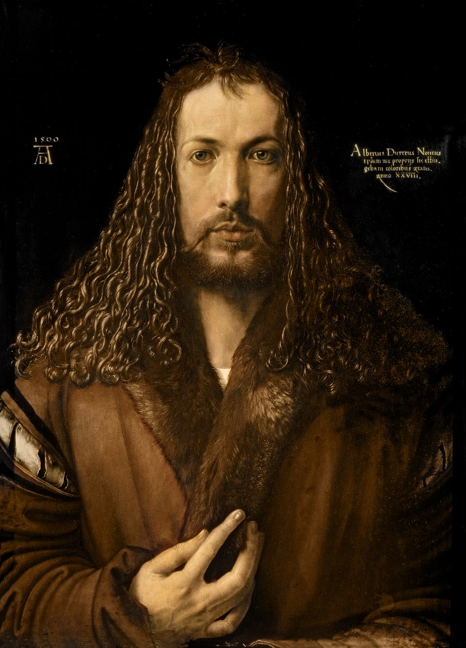 Omakuva 28-vuotiaana tekijältä Albrecht Dürer