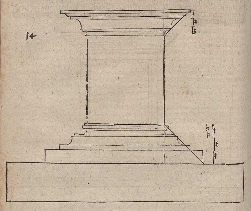 Sockel ohne Stufen für ein geplantes Denkmal tekijältä Albrecht Dürer