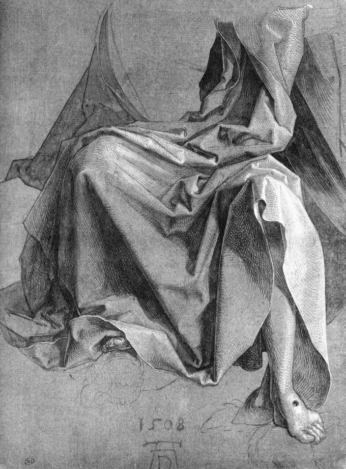 Tutkimus verhosta tekijältä Albrecht Dürer