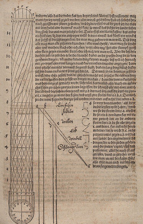 Säule mit Spiraldekor tekijältä Albrecht Dürer