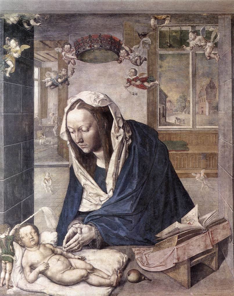 Dresdenin alttaritaulu (keskuspaneeli) tekijältä Albrecht Dürer