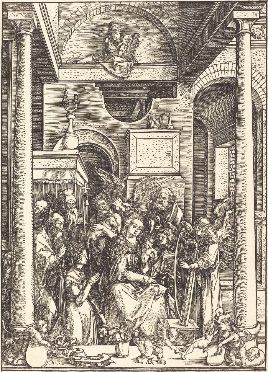 Neitsyt Marian kirkastaminen tekijältä Albrecht Dürer