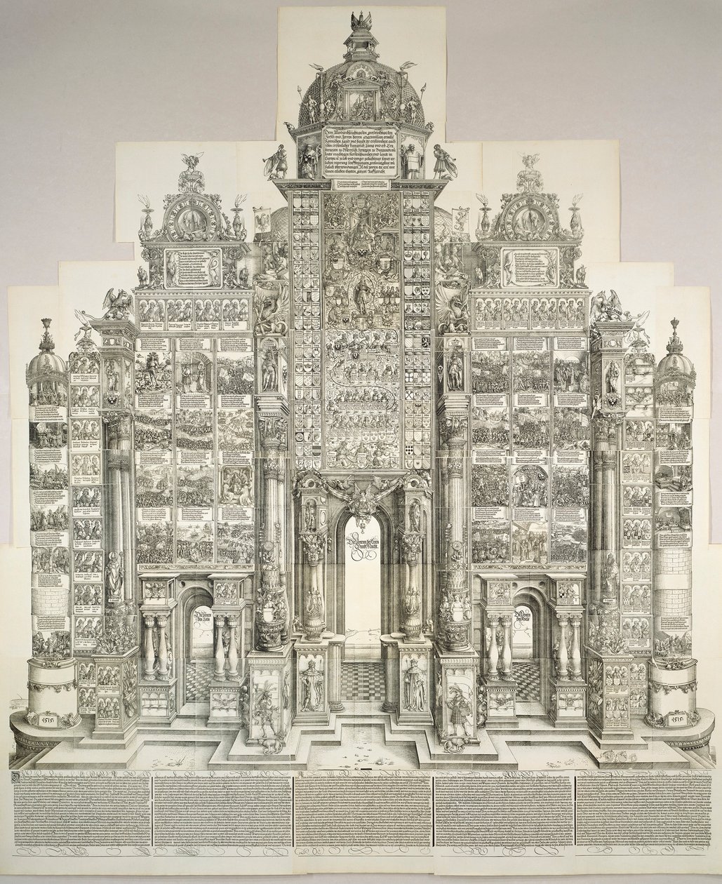 Maximilianuksen riemukaari tekijältä Albrecht Dürer