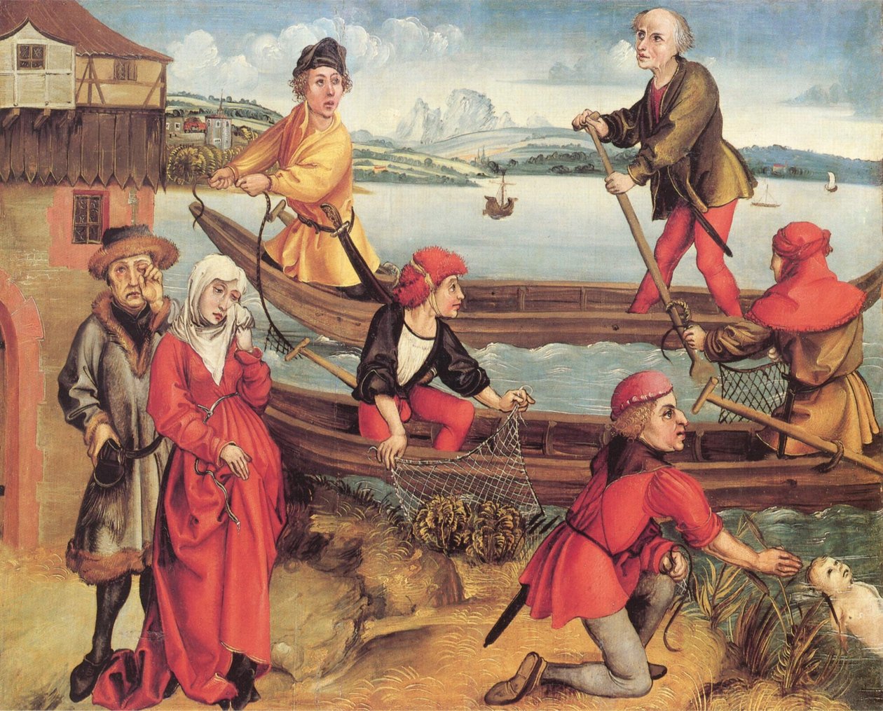 Wunderbare Errettung eines ertrunkenen Knaben aus Bregenz tekijältä Albrecht Dürer