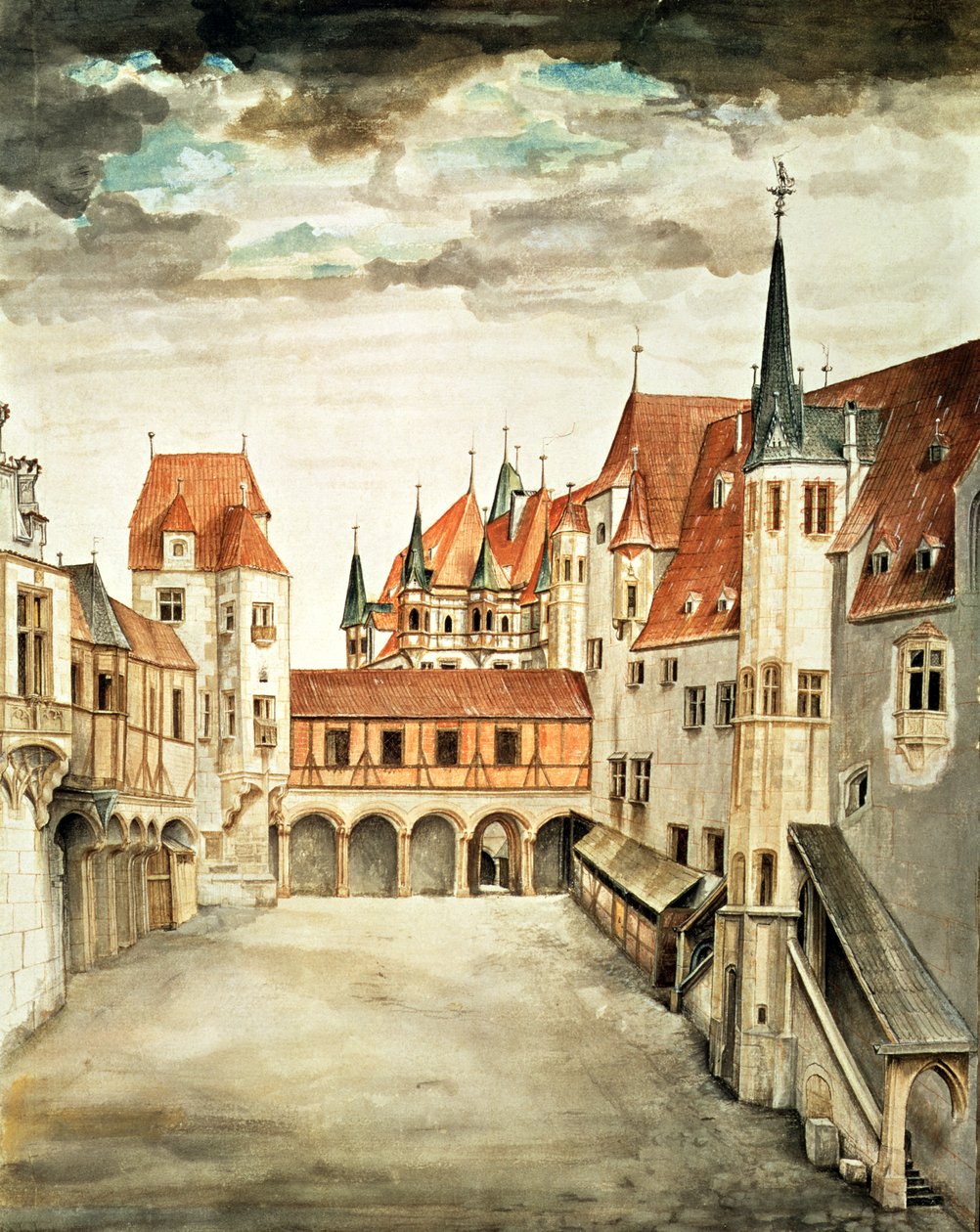 Linnanpiha, Innsbruck tekijältä Albrecht Dürer