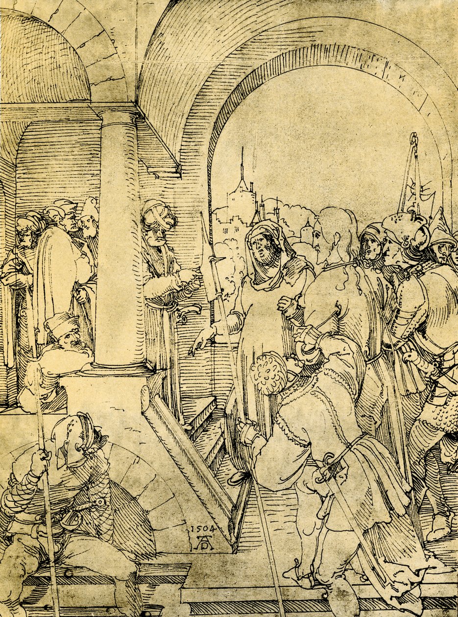 Kristus Pilatuksen edessä tekijältä Albrecht Dürer