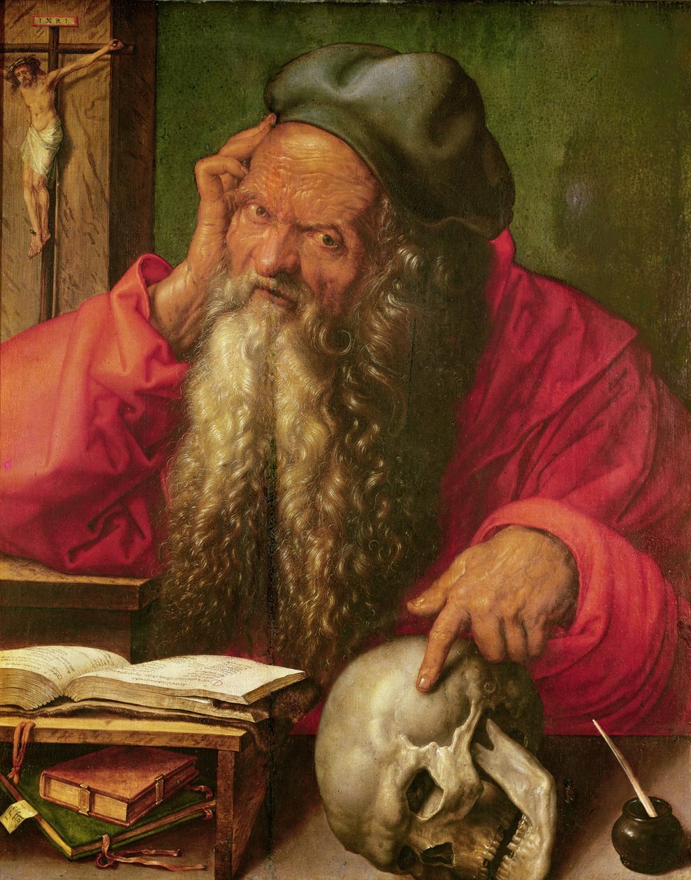 Pyhän Hieromuksen muotokuva, 1521 tekijältä Albrecht Dürer