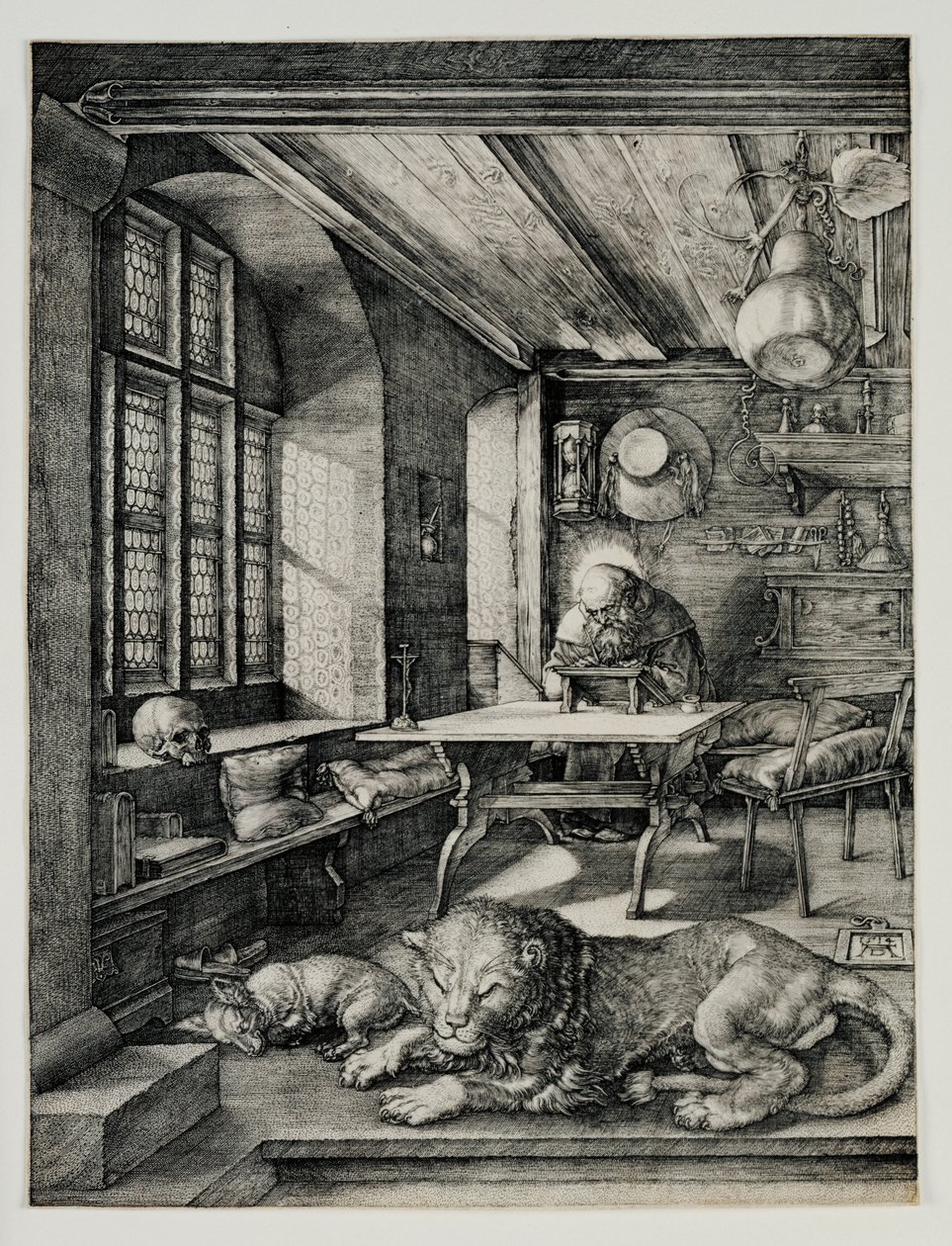 Pyhä Hieronymus työhuoneessaan, 1514 tekijältä Albrecht Dürer