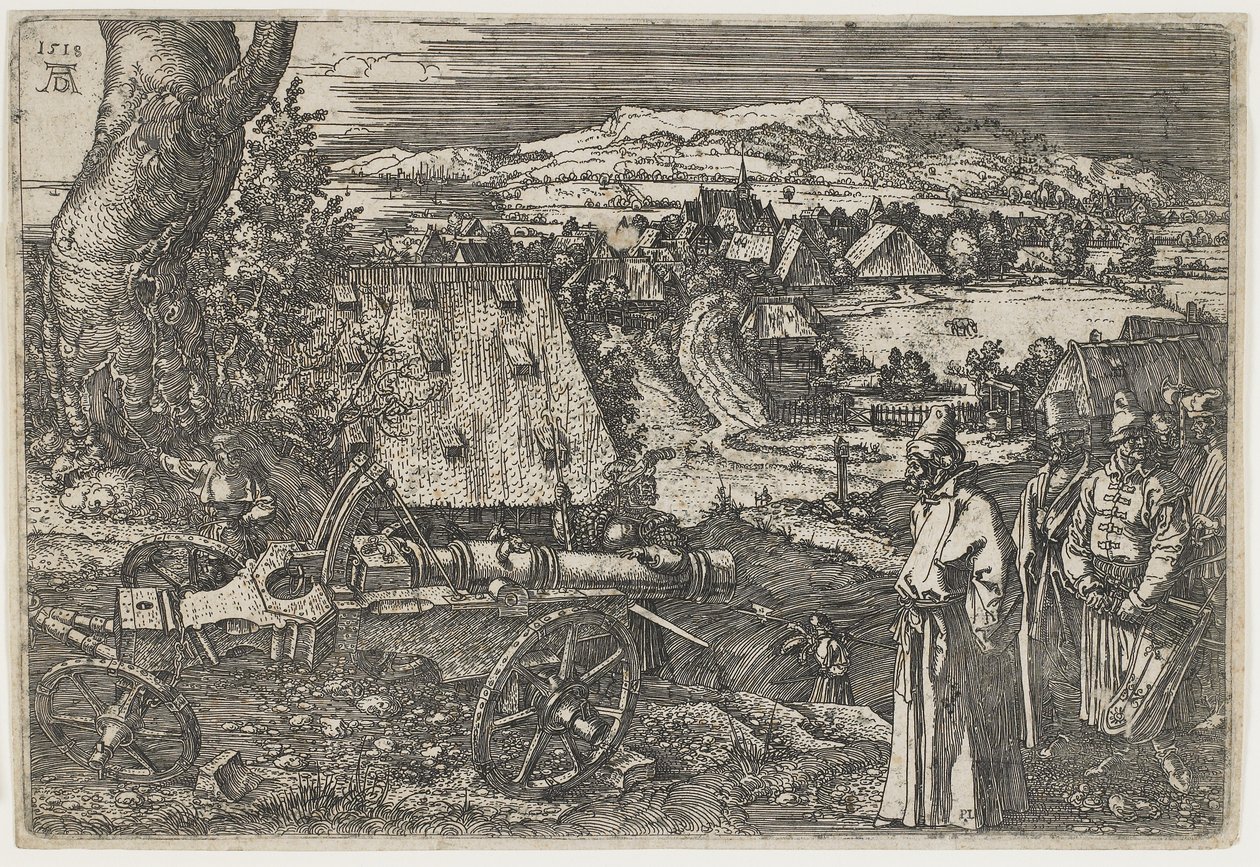 Tykki, 1518 tekijältä Albrecht Dürer